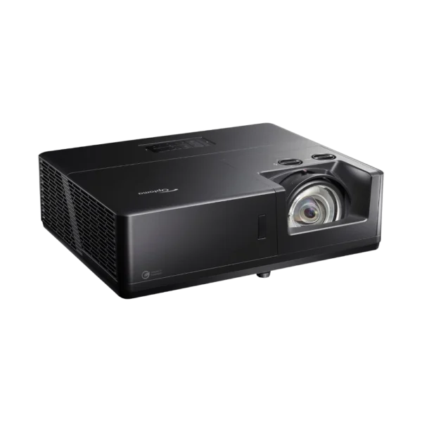 Optoma ZK608TST 4K Short Throw Golf Sim Projector - front side view