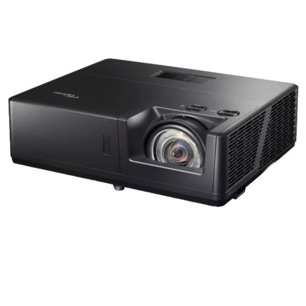 Optoma ZU607TST 4K Short Throw Golf Sim Projector - side view