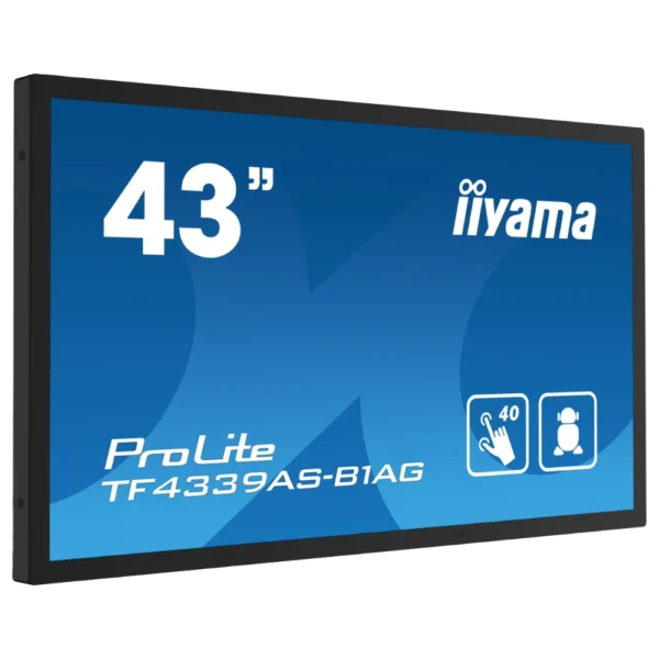 Iiyama TF4339AS-B1AG 43" 4K Touchscreen Display - Image 2